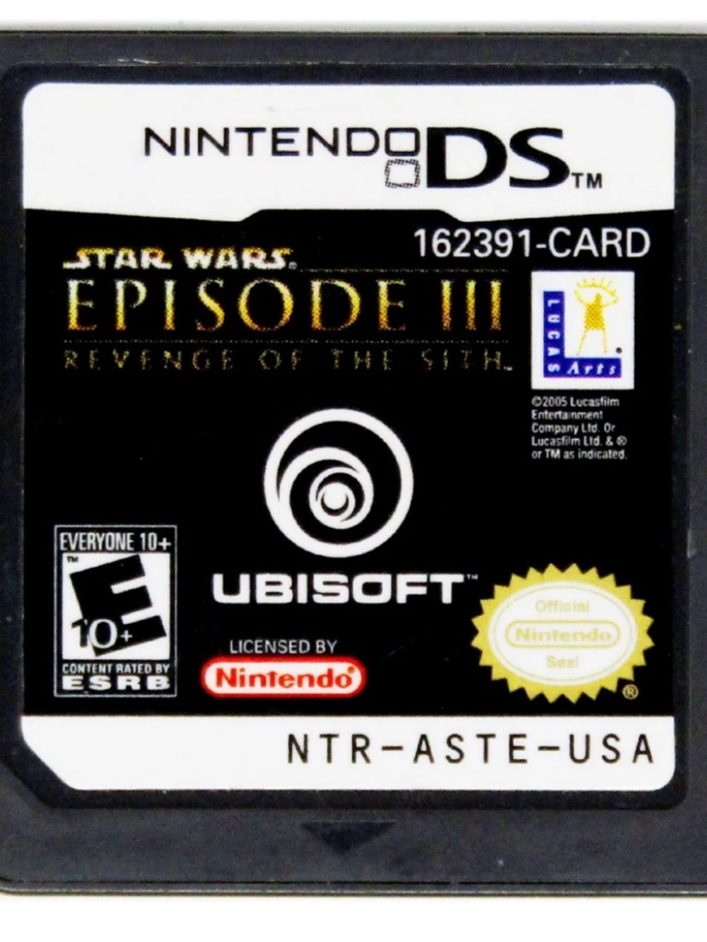 Nintendo DS Star Wars Episode 3 Revenge of the Sith Cartridge TESTED No Label